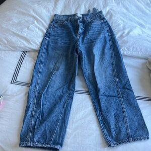Zara Barrel Leg Jeans
